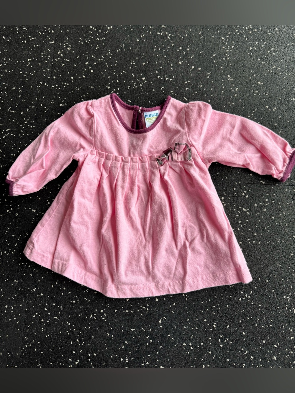Vintage please mum girls dress 6M